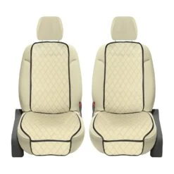 NeoSupreme Seat Protectors - Front Set - 2pc Solid Beige(Neosupreme Seat Protectors Front Set Beige)