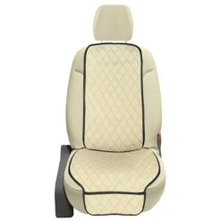 NeoSupreme Seat Protectors - Front Set - 1pc Solid Beige(Neosupreme Seat Protector 1pk Front Beige)