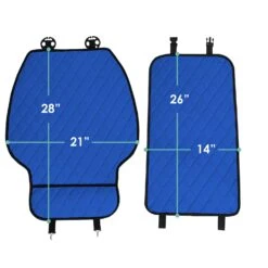 NeoSupreme Seat Protectors - Front Set - 1pc Solid Blue(Neosupreme Seat Protector 1pk Front Blue) -FH Group fh1016 blue 7 f920c97d febf 4853 aece 61c2d64d19c2