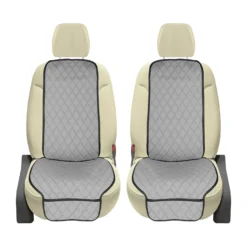 NeoSupreme Seat Protectors - Front Set - 2pc Solid Gray(Neosupreme Seat Protectors Front Set Gray)