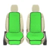 NeoSupreme Seat Protectors - Front Set - 2pc Solid Green(Neosupreme Seat Protectors Front Set 2pc Green)