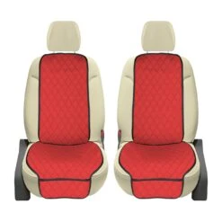 NeoSupreme Seat Protectors - Front Set - 2pc Solid Red(Neosupreme Seat Protectors Front Set Red)