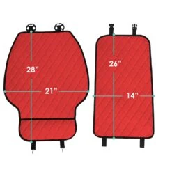 NeoSupreme Seat Protectors - Front Set - 2pc Solid Red(Neosupreme Seat Protectors Front Set Red) 10 NeoSupreme Seat Protectors - Front Set - 2pc Solid Red(Neosupreme Seat Protectors Front Set Red) -FH Group fh1016 red 7