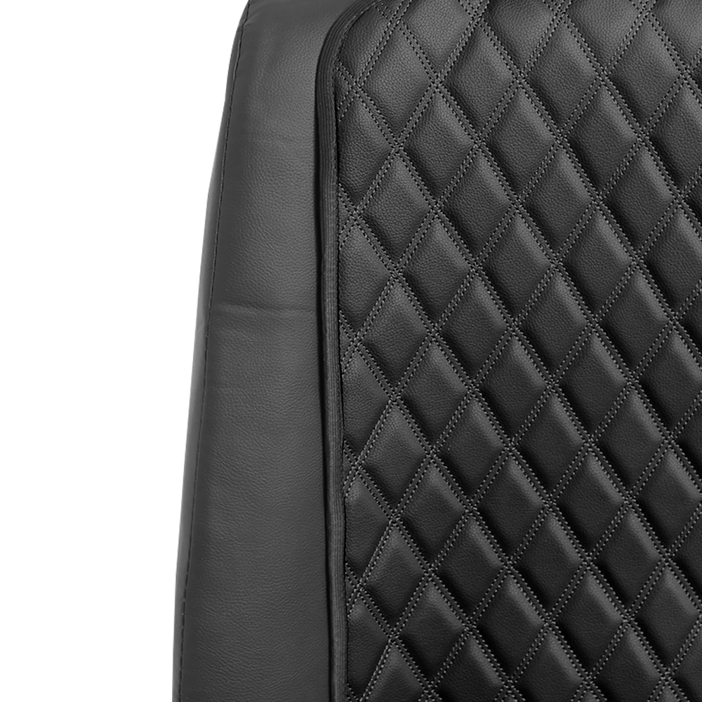 Faux Leather Seat Protectors - Front Set Black(Faux Leather Seat Protectors Front Set Black) 4 Faux Leather Seat Protectors - Front Set Black(Faux Leather Seat Protectors Front Set Black) - Image 4