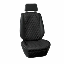 Faux Leather Seat Protectors - 1Pk Front Black(Faux Leather Seat Protectors 1pk Front Black)