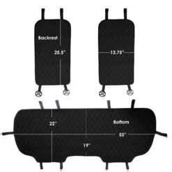 Neosupreme Seat Protectors - Rear Set Black(Neosupreme Seat Protectors Rear Set Black) 9 Neosupreme Seat Protectors - Rear Set Black(Neosupreme Seat Protectors Rear Set Black) -FH Group fh1026 black 7