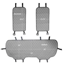 Neosupreme Seat Protectors - Rear Set Gray(Neosupreme Seat Protectors Rear Set Gray) -FH Group fh1026 gray 7