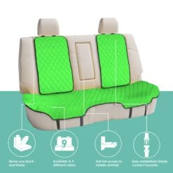 Neosupreme Seat Protectors - Rear Set Green(Neosupreme Seat Protectors Rear Set Green) 11 Neosupreme Seat Protectors - Rear Set Green(Neosupreme Seat Protectors Rear Set Green) -FH Group fh1026 green 4