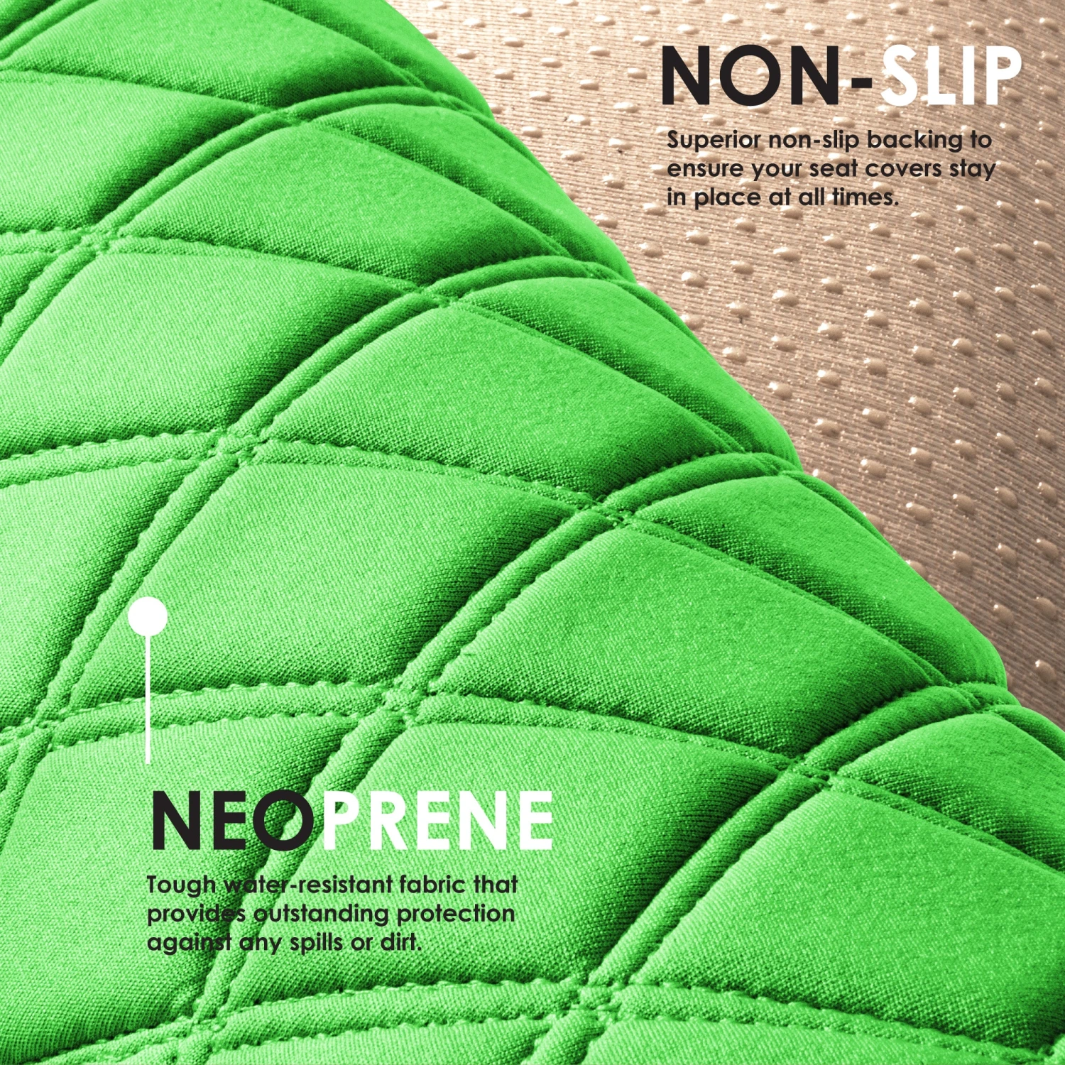 Neosupreme Seat Protectors - Rear Set Green(Neosupreme Seat Protectors Rear Set Green) 5 Neosupreme Seat Protectors - Rear Set Green(Neosupreme Seat Protectors Rear Set Green) - Image 5