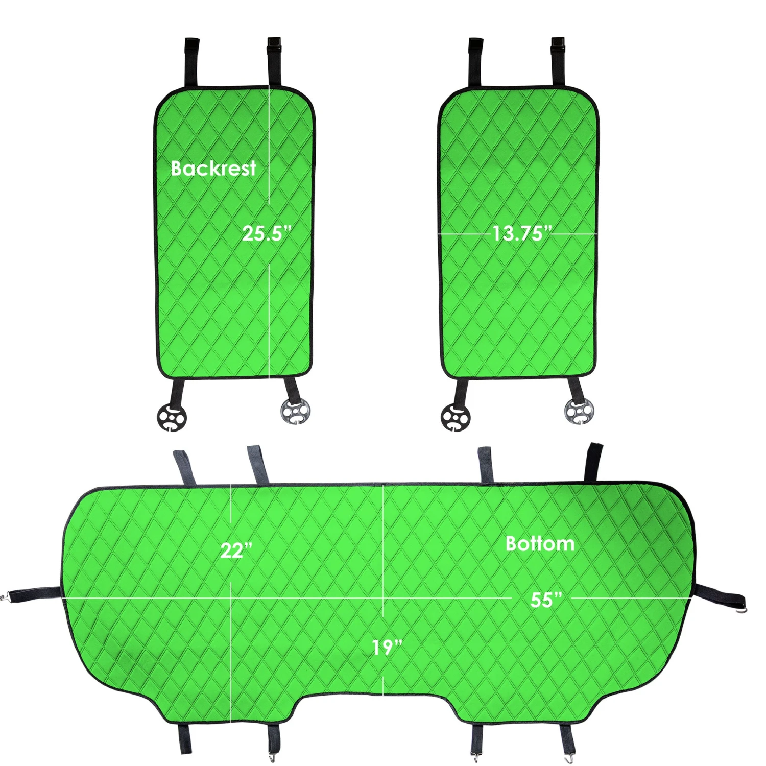 Neosupreme Seat Protectors - Rear Set Green(Neosupreme Seat Protectors Rear Set Green) 6 Neosupreme Seat Protectors - Rear Set Green(Neosupreme Seat Protectors Rear Set Green) - Image 6