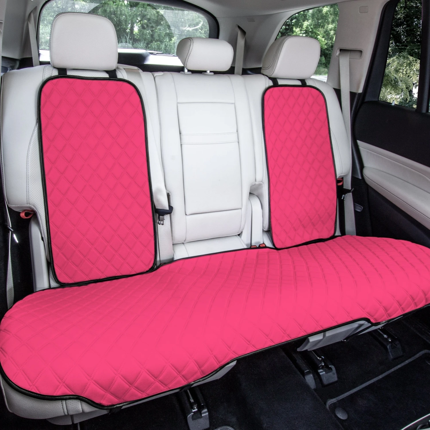 Neosupreme Seat Protectors - Rear Set Pink(Neosupreme Seat Protectors Rear Set Pink) 2 Neosupreme Seat Protectors - Rear Set Pink(Neosupreme Seat Protectors Rear Set Pink) - Image 2