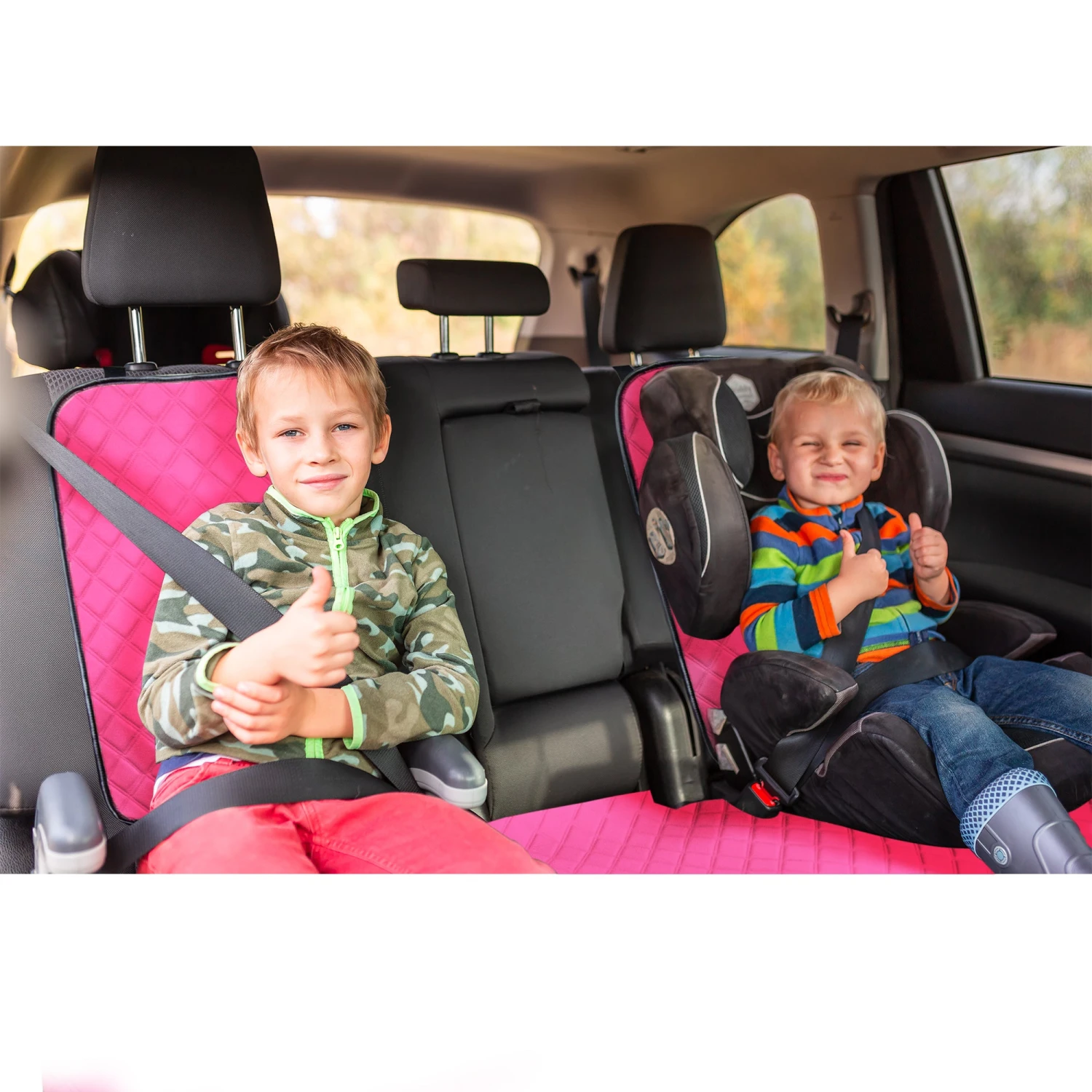 Neosupreme Seat Protectors - Rear Set Pink(Neosupreme Seat Protectors Rear Set Pink) 3 Neosupreme Seat Protectors - Rear Set Pink(Neosupreme Seat Protectors Rear Set Pink) - Image 3