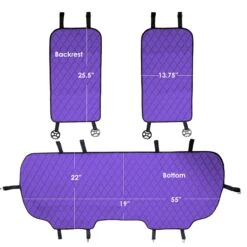 Neosupreme Seat Protectors - Rear Set Purple(Neosupreme Seat Protectors Rear Set Purple) -FH Group fh1026 purple 7