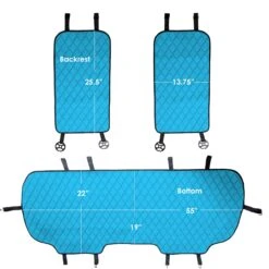 Neosupreme Seat Protectors - Rear Set Aqua(Neosupreme Seat Protectors Rear Set Aqua) -FH Group fh1026 aqua 7