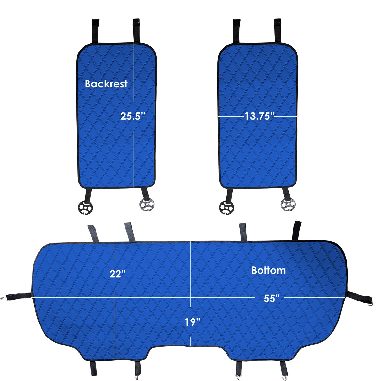 Neosupreme Seat Protectors - Rear Set Blue(Neosupreme Seat Protectors Rear Set Blue) 4 Neosupreme Seat Protectors - Rear Set Blue(Neosupreme Seat Protectors Rear Set Blue) - Image 4