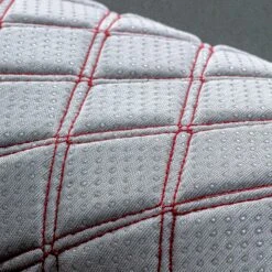 Galaxy13 Metallic Striped Deluxe Leatherette Seat Covers - Full Set Silver(Galaxy13 Metallic Striped Deluxe Leatherette Seat Covers Full Set Silver) -FH Group fh1026color close texture back 1957aab9 fc3f 44c6 8d06 62a6a46d301c