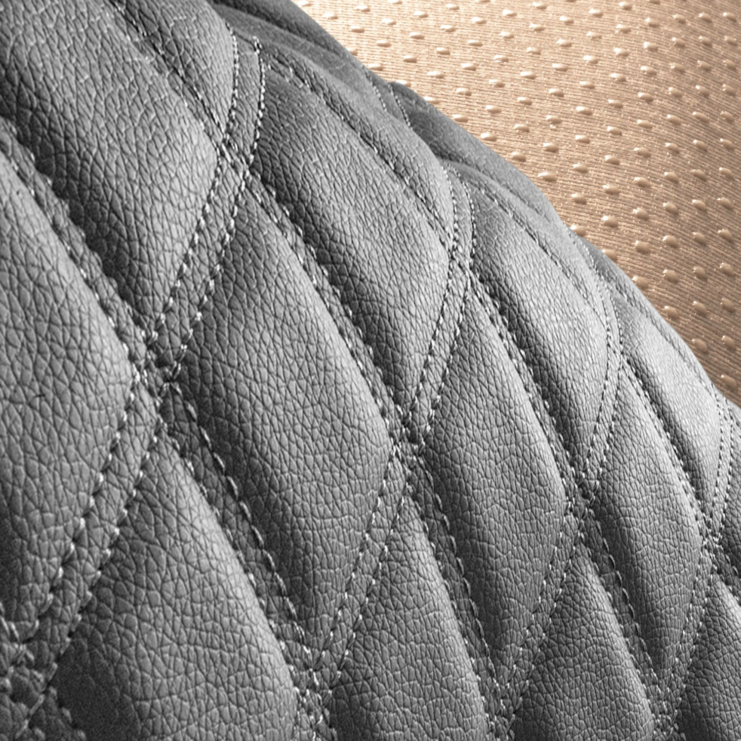 Faux Leather Seat Protectors - Rear Set Gray(Faux Leather Seat Protectors Rear Set Gray) 3 Faux Leather Seat Protectors - Rear Set Gray(Faux Leather Seat Protectors Rear Set Gray) - Image 3