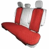 Faux Leather Seat Protectors - Rear Set Red(Faux Leather Seat Protectors Rear Set Red)