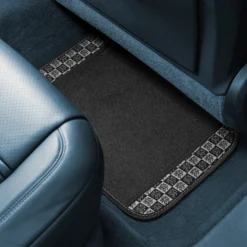 We Are Young Life Is Fun Checker Printed Seat Covers, Floor Mats, And Steering Wheel Cover - Black Combo Full Set(We Are Young Life Is Fun Checker Printed Seat Covers Floor Mats And Steering Wheel Cover Black Combo Full Set) 15 We Are Young Life Is Fun Checker Printed Seat Covers, Floor Mats, And Steering Wheel Cover - Black Combo Full Set(We Are Young Life Is Fun Checker Printed Seat Covers Floor Mats And Steering Wheel Cover Black Combo Full Set) -FH Group lf10002 black 5