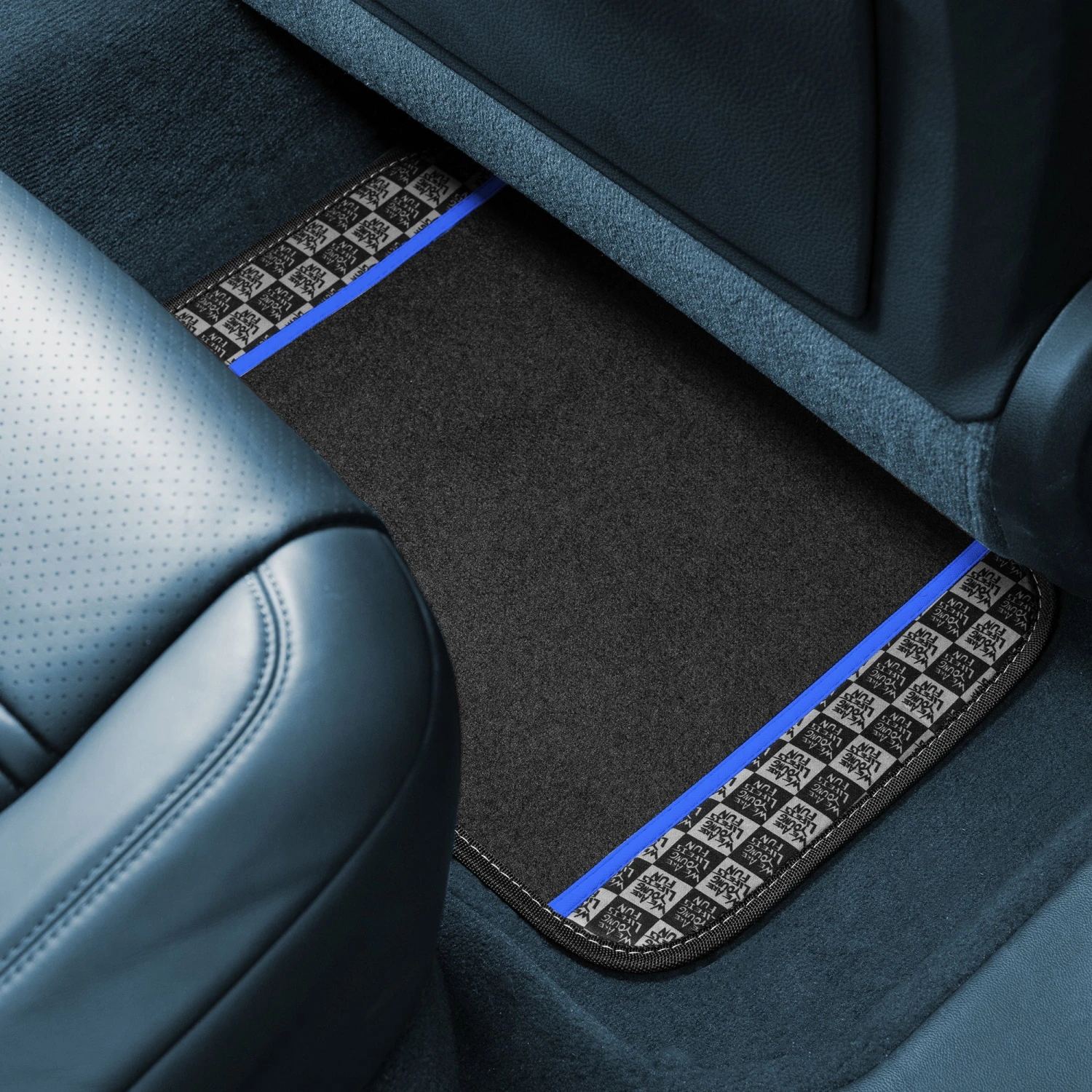 We Are Young Life Is Fun Print Non-Slip Carpet Floor Mats - Full Set Blue(We Are Young Life Is Fun Print Non Slip Carpet Floor Mats Full Set Blue) 4 We Are Young Life Is Fun Print Non-Slip Carpet Floor Mats - Full Set Blue(We Are Young Life Is Fun Print Non Slip Carpet Floor Mats Full Set Blue) - Image 4