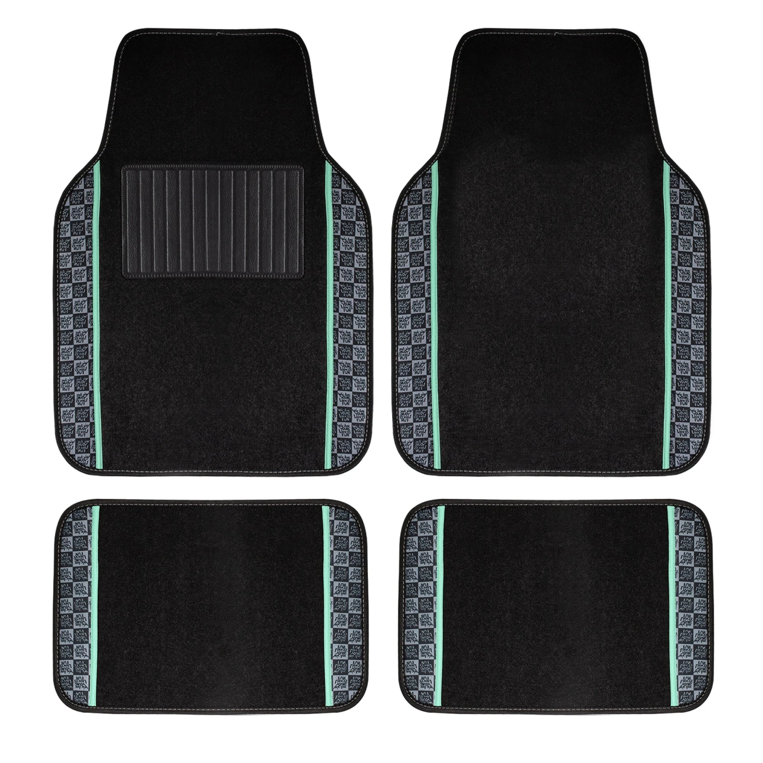 We Are Young Life Is Fun Print Non-Slip Carpet Floor Mats - Full Set Mint(We Are Young Life Is Fun Print Non Slip Carpet Floor Mats Full Set Mint) 1 We Are Young Life Is Fun Print Non-Slip Carpet Floor Mats - Full Set Mint(We Are Young Life Is Fun Print Non Slip Carpet Floor Mats Full Set Mint)