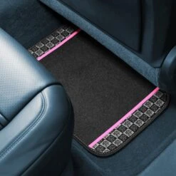 We Are Young Life Is Fun Print Non-Slip Carpet Floor Mats - Full Set Pink(We Are Young Life Is Fun Print Non Slip Carpet Floor Mats Full Set Pink) -FH Group lf10002 pink 5 1