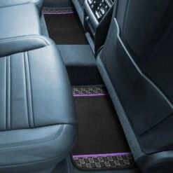 We Are Young Life Is Fun Print Non-Slip Carpet Floor Mats - Full Set Purple(We Are Young Life Is Fun Print Non Slip Carpet Floor Mats Full Set Purple) -FH Group lf10002 purple 4 v2 1