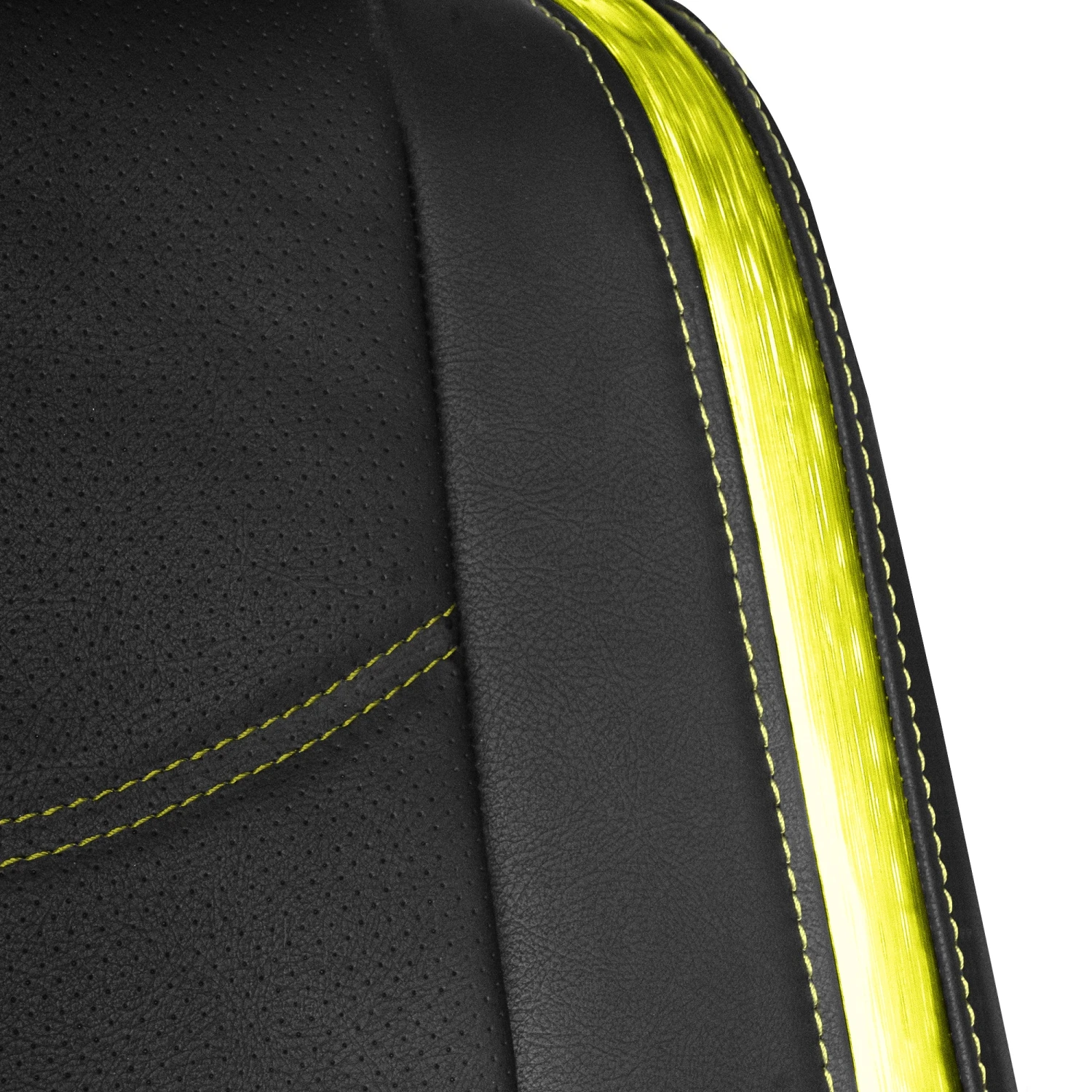 Galaxy13 Metallic Striped Deluxe Leatherette Seat Covers And Matching Floor Mats - Yellow Combo Set(Galaxy13 Metallic Striped Deluxe Leatherette Seat Covers And Matching Floor Mats Yellow Combo Set) 4 Galaxy13 Metallic Striped Deluxe Leatherette Seat Covers And Matching Floor Mats - Yellow Combo Set(Galaxy13 Metallic Striped Deluxe Leatherette Seat Covers And Matching Floor Mats Yellow Combo Set) - Image 4