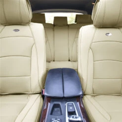 Ultra Comfort Deluxe Leatherette Seat Cushions - Full Set Beige(Ultra Comfort Deluxe Leatherette Seat Cushions Full Set Beige)