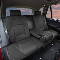 Ultra Comfort Deluxe Leatherette Bench Seat Cushions - Rear Black(Ultra Comfort Deluxe Leatherette Bench Seat Cushions Rear Black) -FH Group pu205black115 12 new