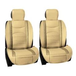 NeoBlend Leatherette Seat Cushions - Front Set Beige / Tan(Neoblend Leatherette Seat Cushions Front Set Beige Tan)