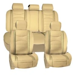 NeoBlend Leatherette Seat Cushions - Full Set Beige / Tan(Neoblend Leatherette Seat Cushions Full Set Beige Tan)