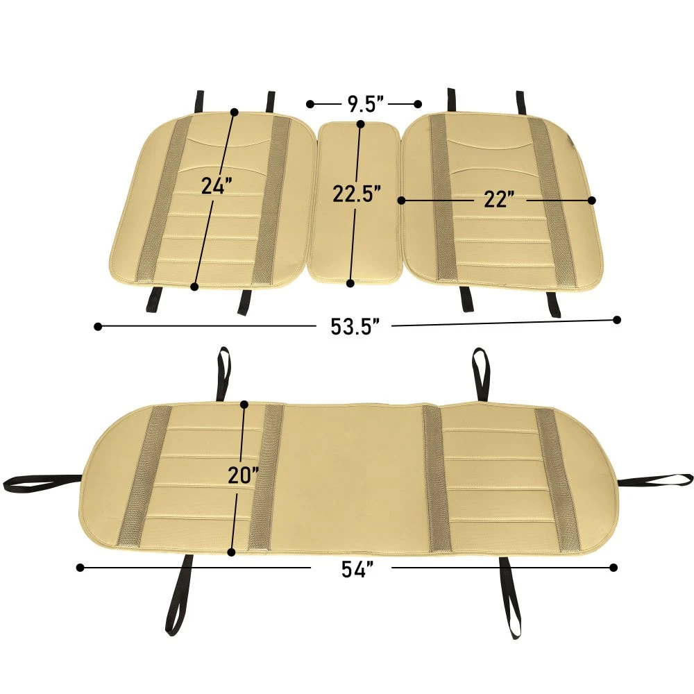 NeoBlend Leatherette Seat Cushions - Rear Beige / Tan(Neoblend Leatherette Seat Cushions Rear Beige Tan) 5 NeoBlend Leatherette Seat Cushions - Rear Beige / Tan(Neoblend Leatherette Seat Cushions Rear Beige Tan) - Image 5