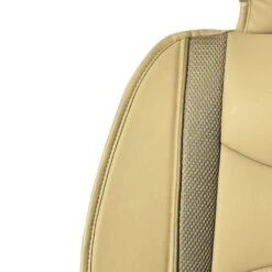 NeoBlend Leatherette Seat Cushions - Front Set Beige / Tan(Neoblend Leatherette Seat Cushions Front Set Beige Tan) -FH Group pu207beige texture e1574192904835