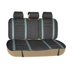 NeoBlend Leatherette Seat Cushions - Rear Gray / Black(Neoblend Leatherette Seat Cushions Rear Gray Black)