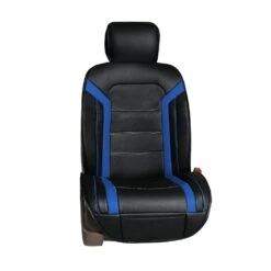 Futuristic Faux Leather Seat Cushions - Full Set Blue(Futuristic Faux Leather Seat Cushions Full Set Blue) -FH Group pu208BLUE whitebackground front e1574192509142 2c603a0f 891f 4675 9f15 b4eaa1e2e83f