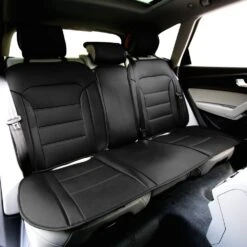 Futuristic Faux Leather Seat Cushions - Full Set Black(Futuristic Faux Leather Seat Cushions Full Set Black) 17 Futuristic Faux Leather Seat Cushions - Full Set Black(Futuristic Faux Leather Seat Cushions Full Set Black) -FH Group pu208black rear interior front v8 e1574192662289 56fb3a77 797c 4a45 8b01 0a455672d331