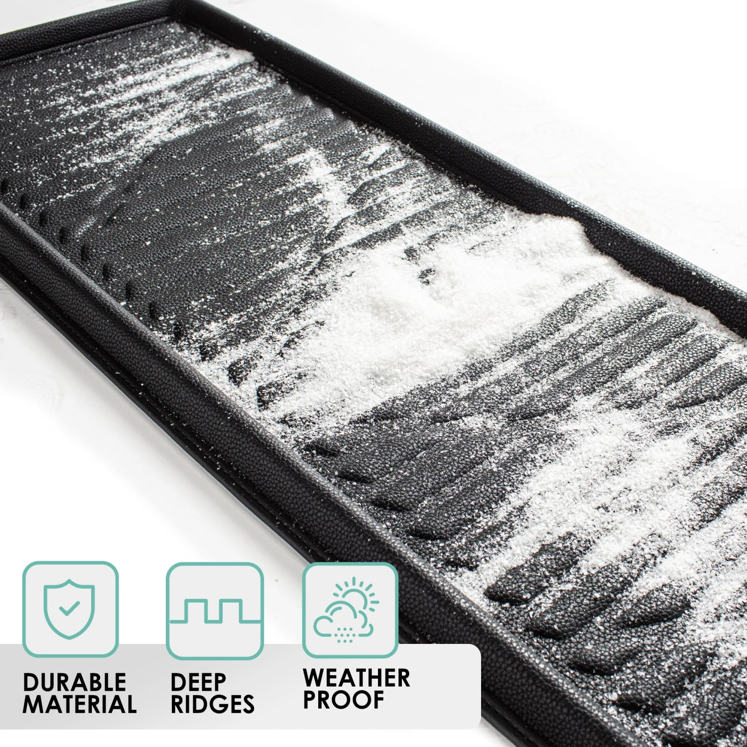 Heavy-Duty Faux Leather Cargo Mat -Universal-fit For Large SUVs And Vans - Black(Heavy Duty Faux Leather Cargo Mat Universal Fit For Large Suvs And Vans Black) 5 Heavy-Duty Faux Leather Cargo Mat -Universal-fit For Large SUVs And Vans - Black(Heavy Duty Faux Leather Cargo Mat Universal Fit For Large Suvs And Vans Black) - Image 5