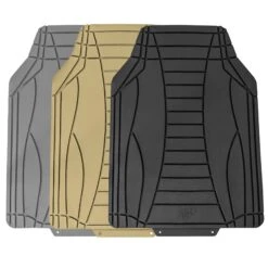 Sleek Linear Car Floor Mats - Full Set Beige(Sleek Linear Car Floor Mats Full Set Beige) 15 Sleek Linear Car Floor Mats - Full Set Beige(Sleek Linear Car Floor Mats Full Set Beige) -FH Group tm9001 beige 8