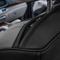 Hybrid70 Deluxe Faux Leather Car Seat Covers With Modern Pattern - Front Set Gray(Hybrid70 Deluxe Faux Leather Car Seat Covers With Modern Pattern Front Set Gray) 13 Hybrid70 Deluxe Faux Leather Car Seat Covers With Modern Pattern - Front Set Gray(Hybrid70 Deluxe Faux Leather Car Seat Covers With Modern Pattern Front Set Gray) -FH Group tp70003 gray 6