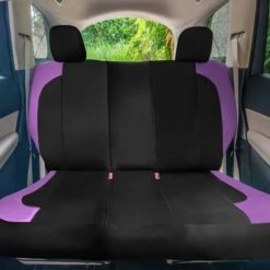 TLH Universal Fit Car Seat Cover - Full Set Of Automotive Faux Leather Seat Covers Purple(Tlh Universal Fit Car Seat Cover Full Set Of Automotive Seat Covers Purple) 11 TLH Universal Fit Car Seat Cover - Full Set Of Automotive Faux Leather Seat Covers Purple(Tlh Universal Fit Car Seat Cover Full Set Of Automotive Seat Covers Purple) -FH Group tp70007 purple 4