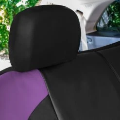 TLH Universal Fit Car Seat Cover - Full Set Of Automotive Faux Leather Seat Covers Purple(Tlh Universal Fit Car Seat Cover Full Set Of Automotive Seat Covers Purple) 14 TLH Universal Fit Car Seat Cover - Full Set Of Automotive Faux Leather Seat Covers Purple(Tlh Universal Fit Car Seat Cover Full Set Of Automotive Seat Covers Purple) -FH Group tp70007 purple 7